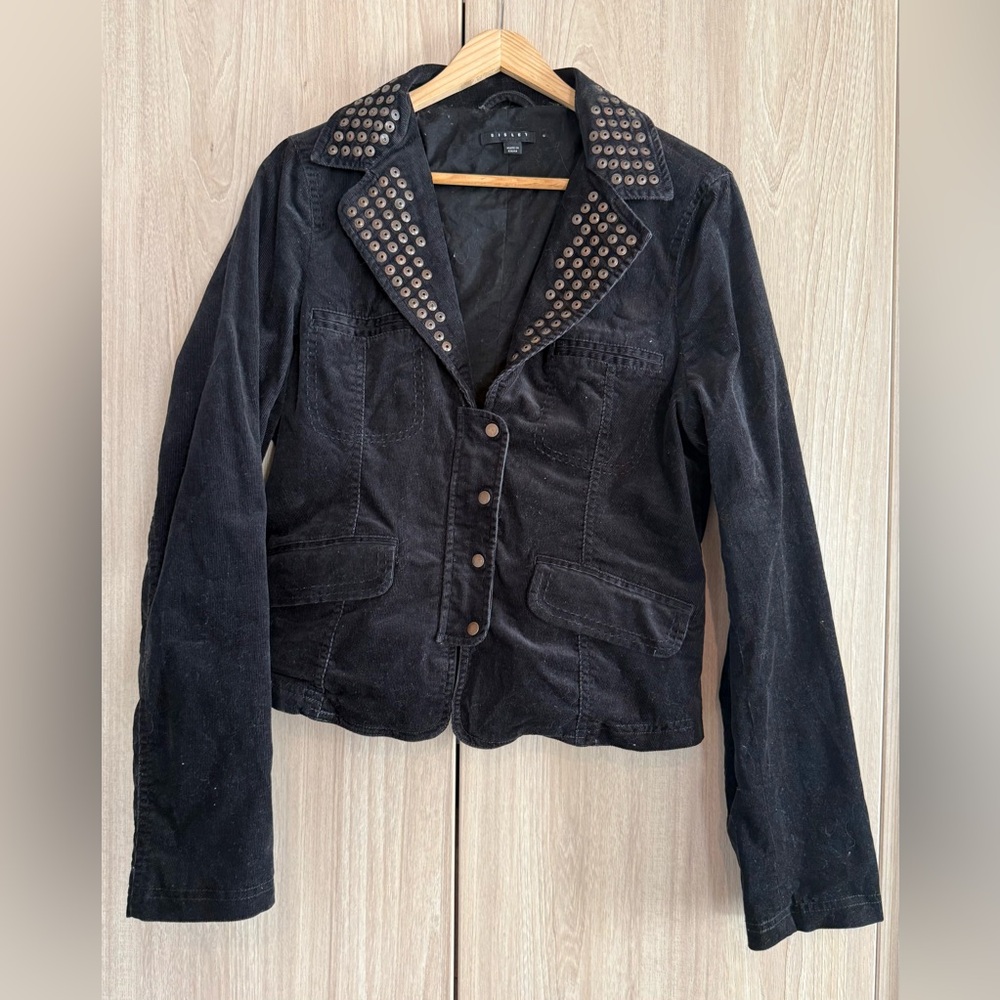 Sisley Black Studded Blazer